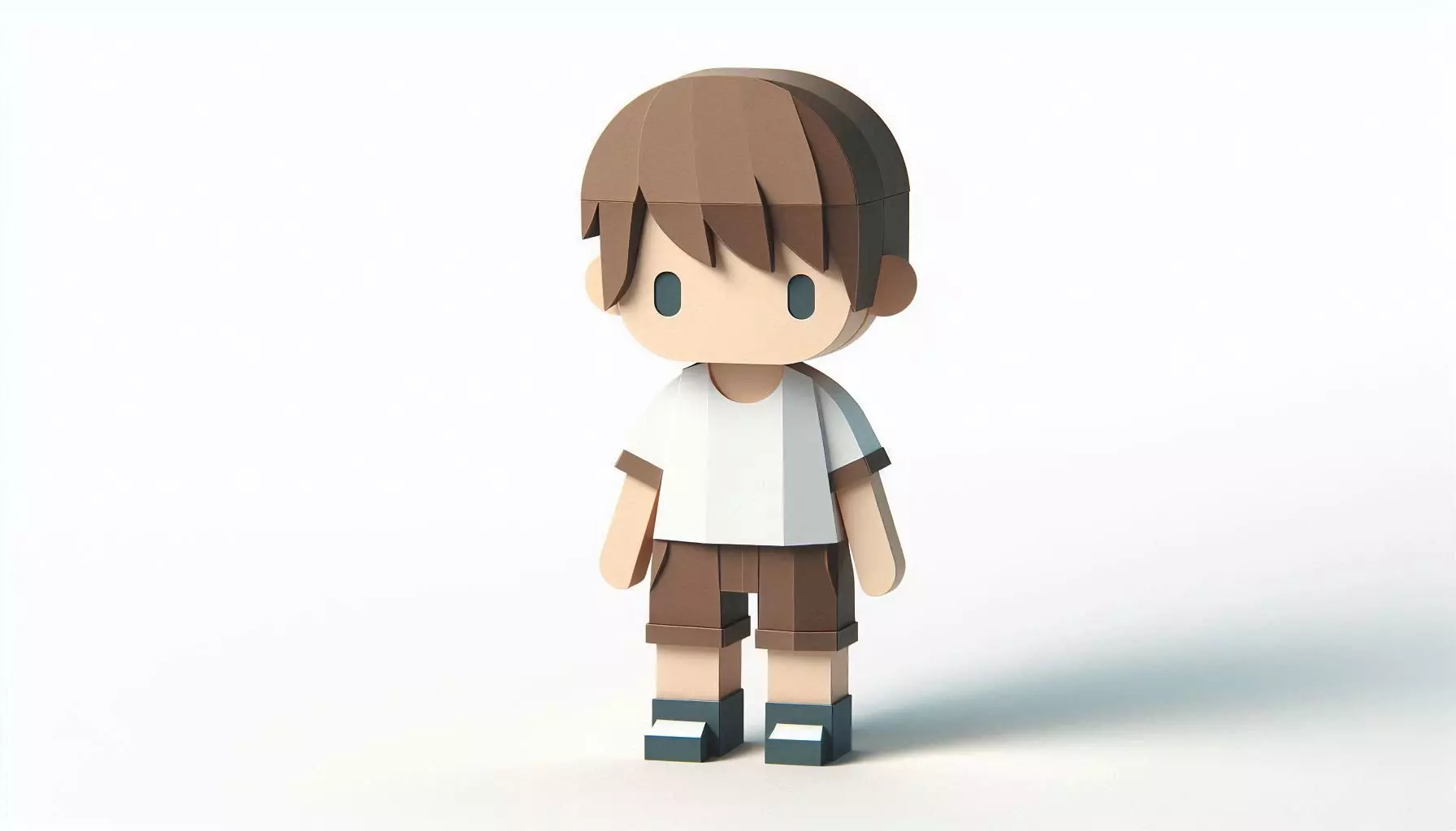 Standing Boy Decorative 3D Model Free 3D print model
