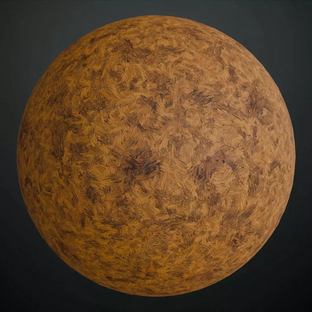 OSB Oriented Strand Board PBR Seamless Texture