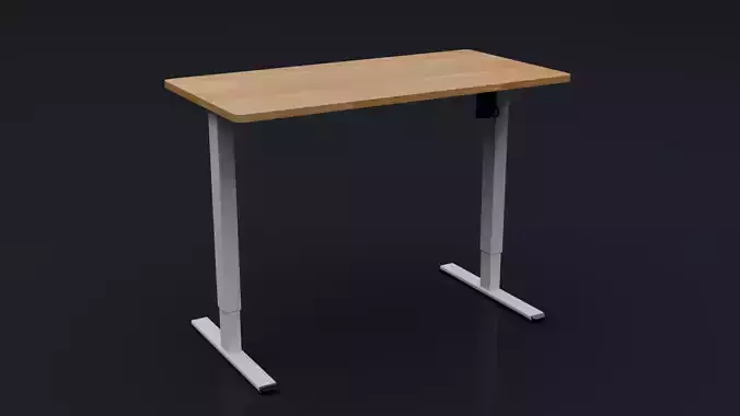 Laptop Desk Low-poly 3D model