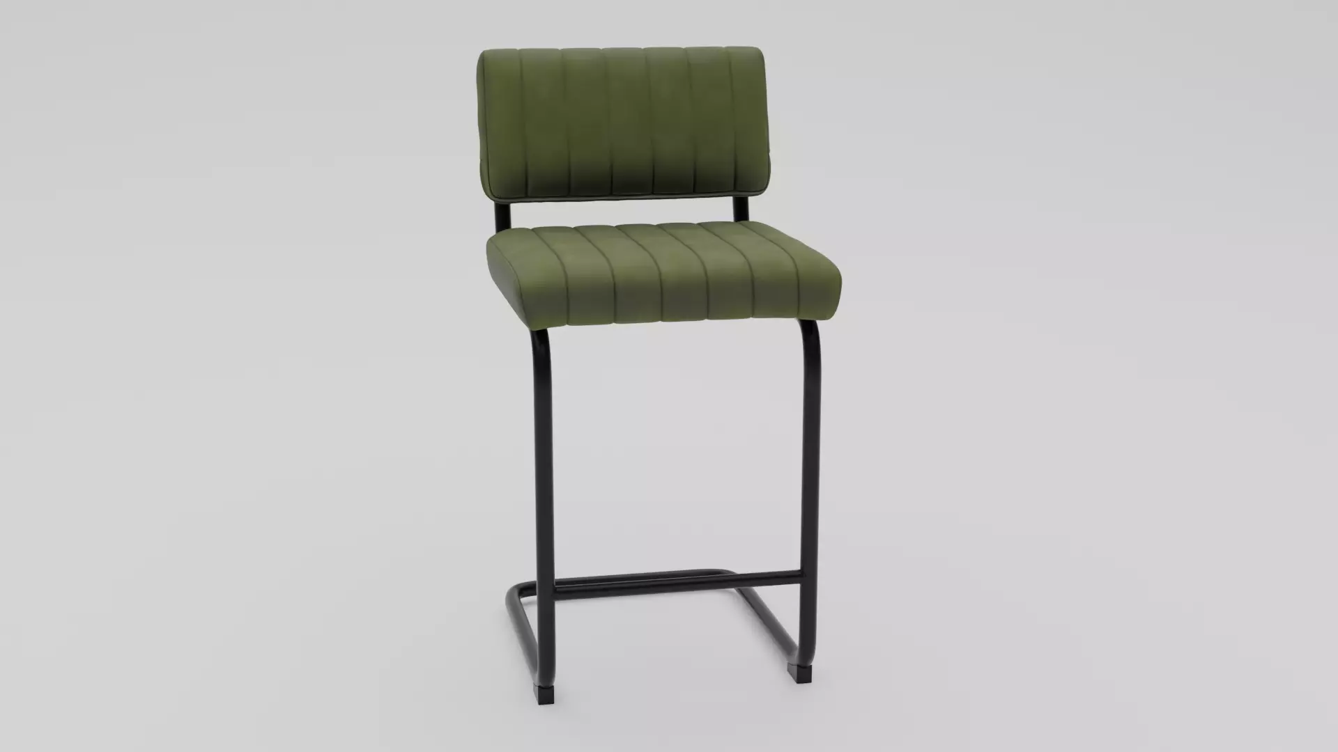 Bar Chair Low-poly 3D model