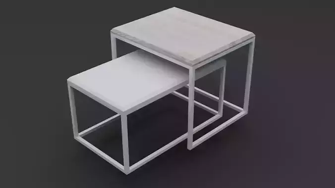 Infinity cube table free 3D model | CGTrader