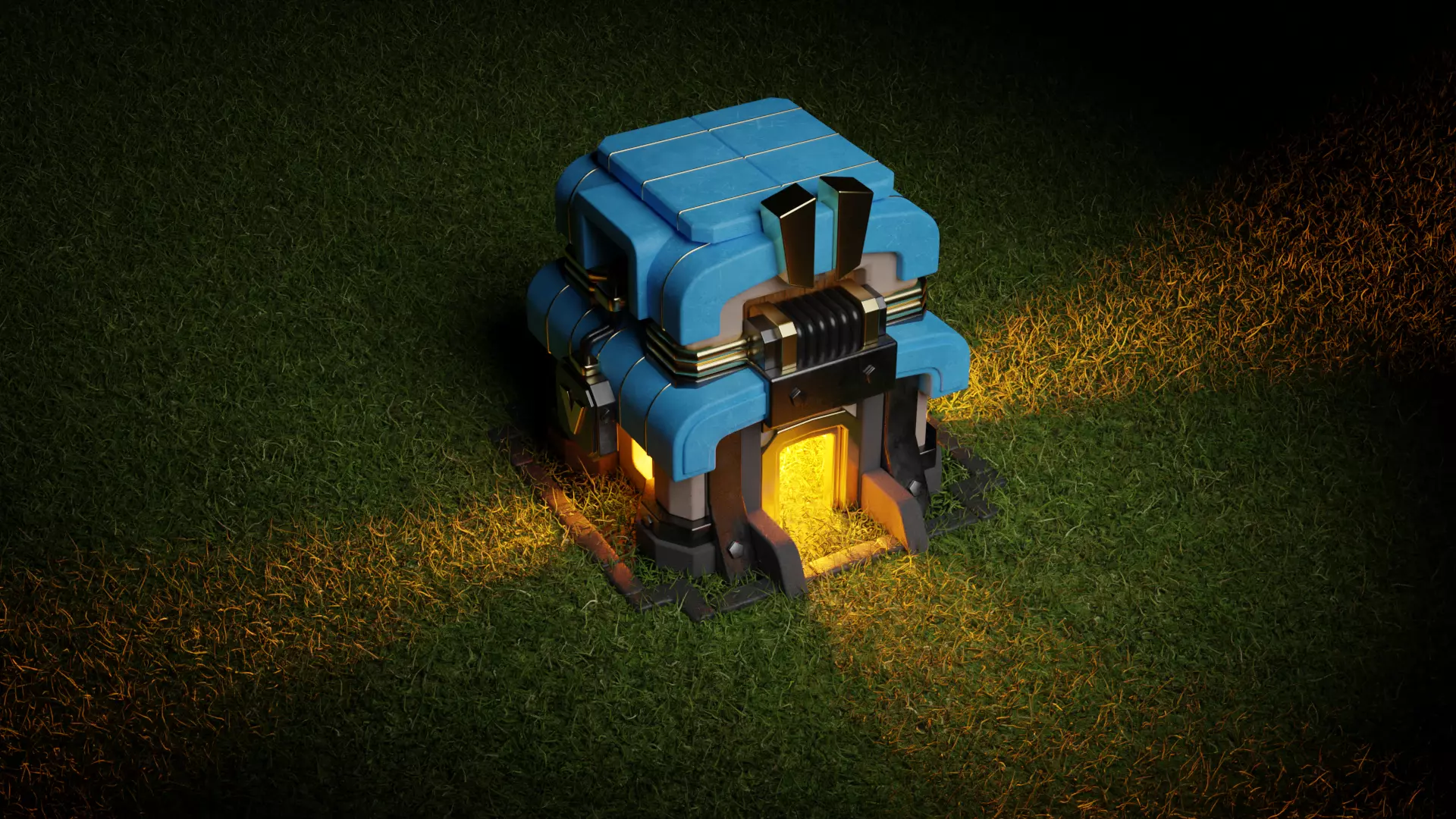 Clash Of Clans Low-poly 3D model