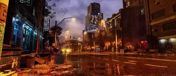 After Rain 3D model 3
