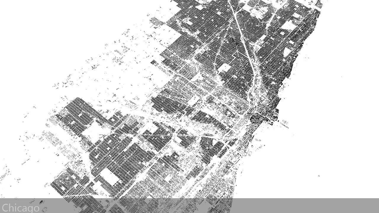 Chicago Streets and Buildings 3D model_8
