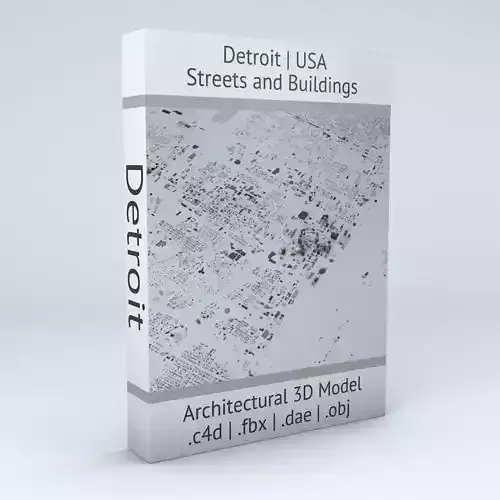 Detroit Streets and Buildings