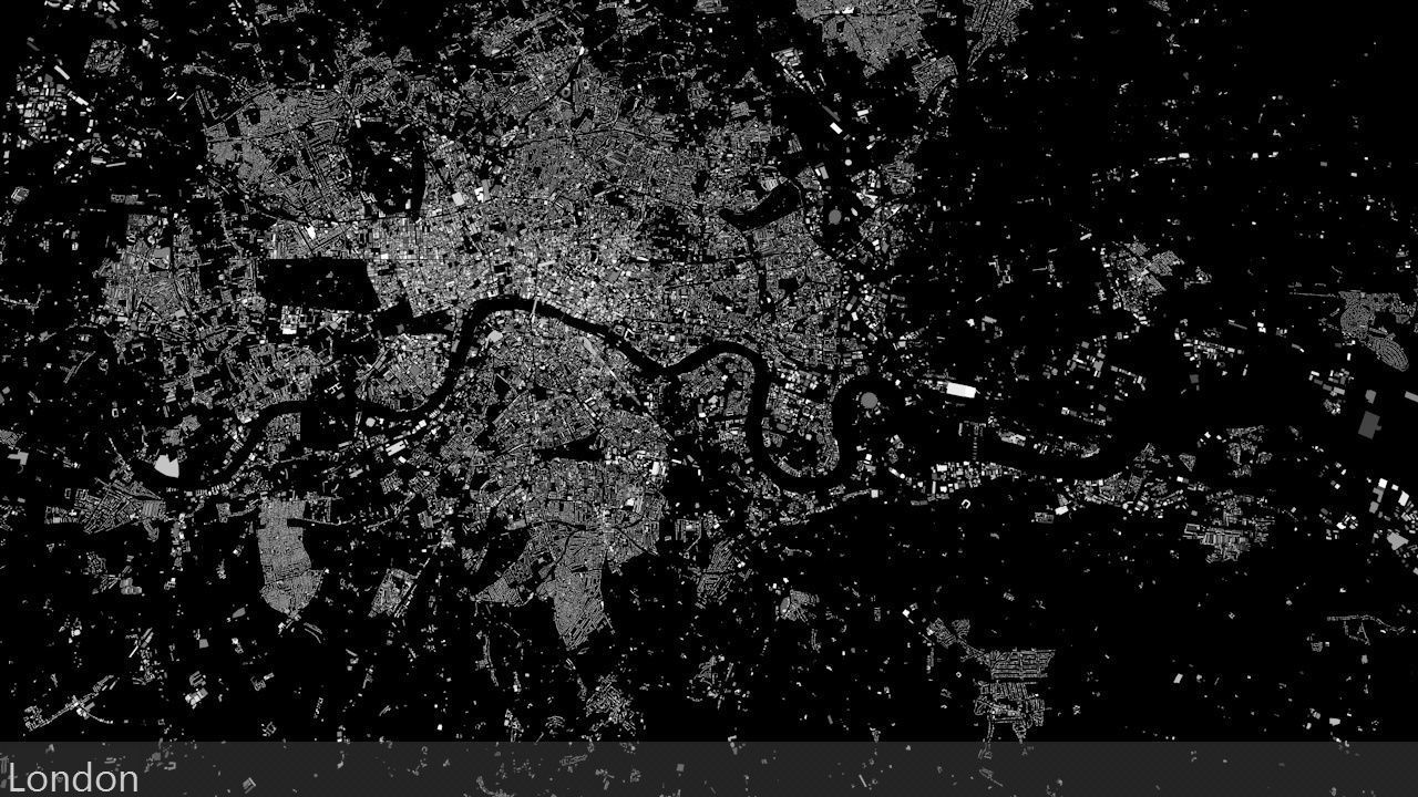 Greater London Streets and Buildings 3D model_2