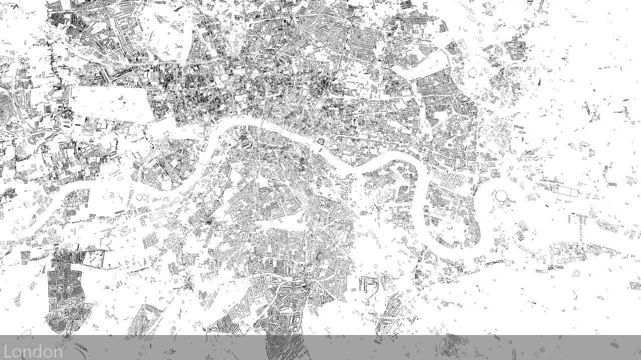 Greater London Streets and Buildings 3D model_7