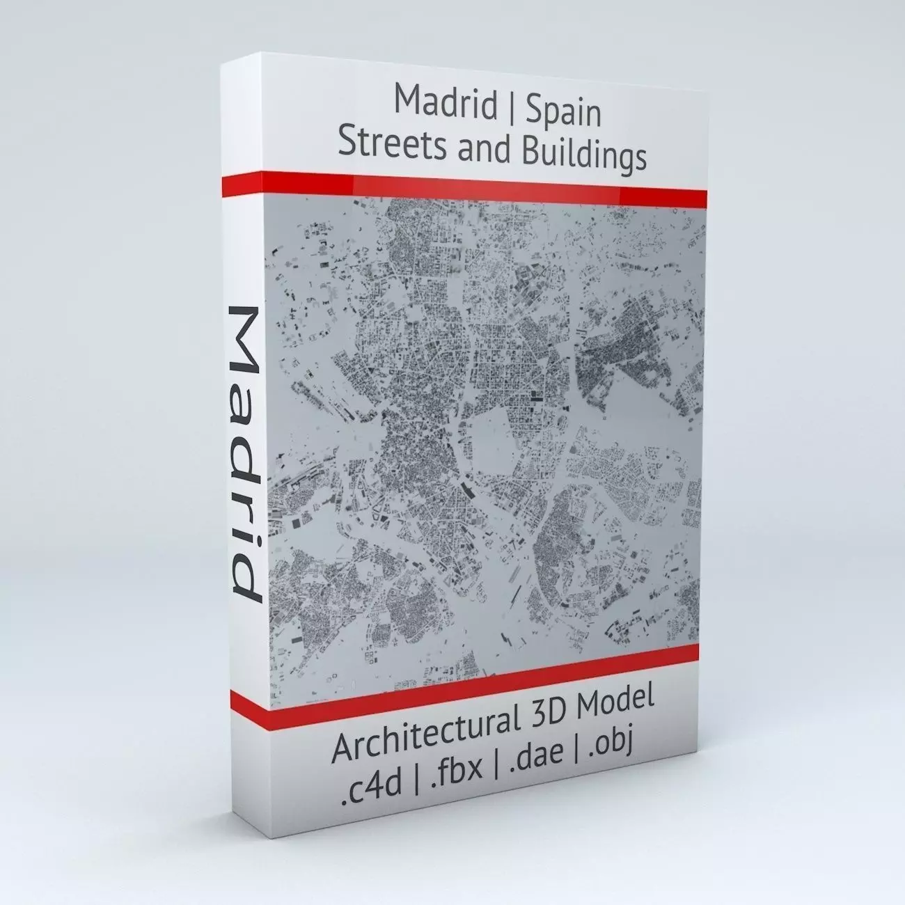 Madrid Streets and Buildings 3D model