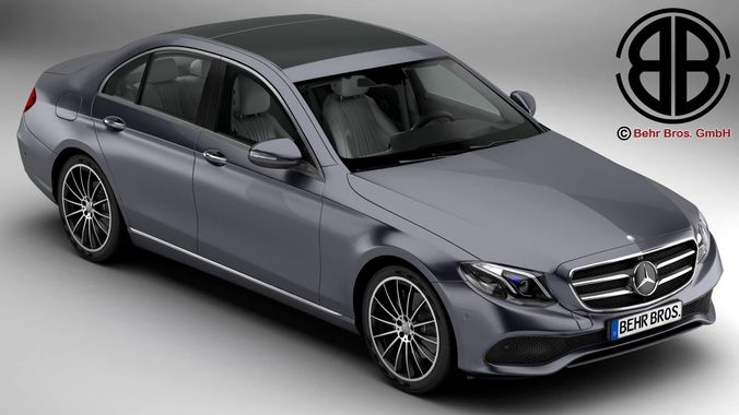 Mercedes E Class Avantgarde 2017 3D model