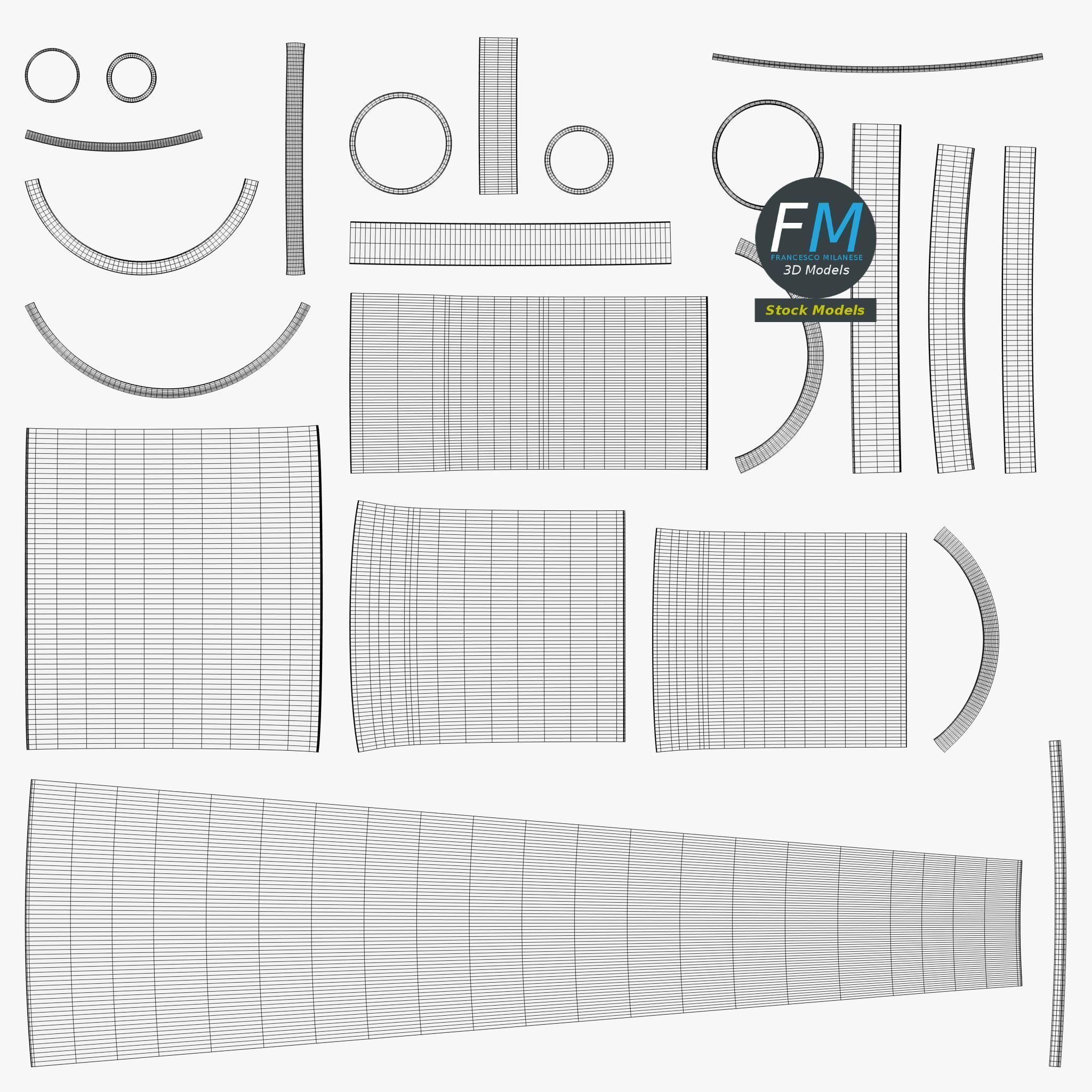 Spyglass telescope 3D model_11