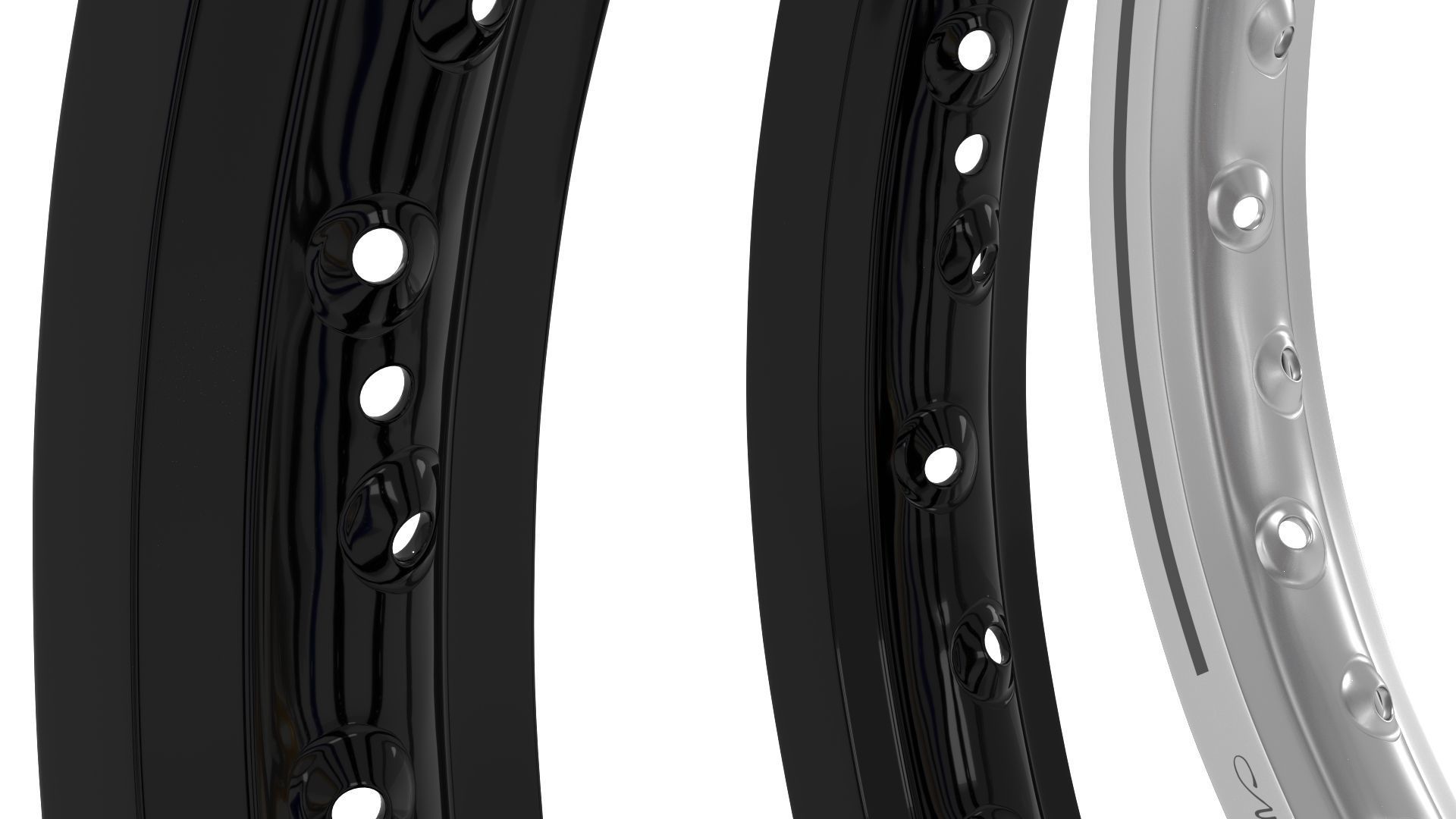 EXCEL Takasago Rims Pack Low-poly 3D model_7