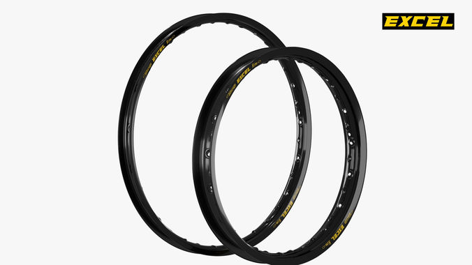 EXCEL Takasago Rims Pack Low-poly 3D model