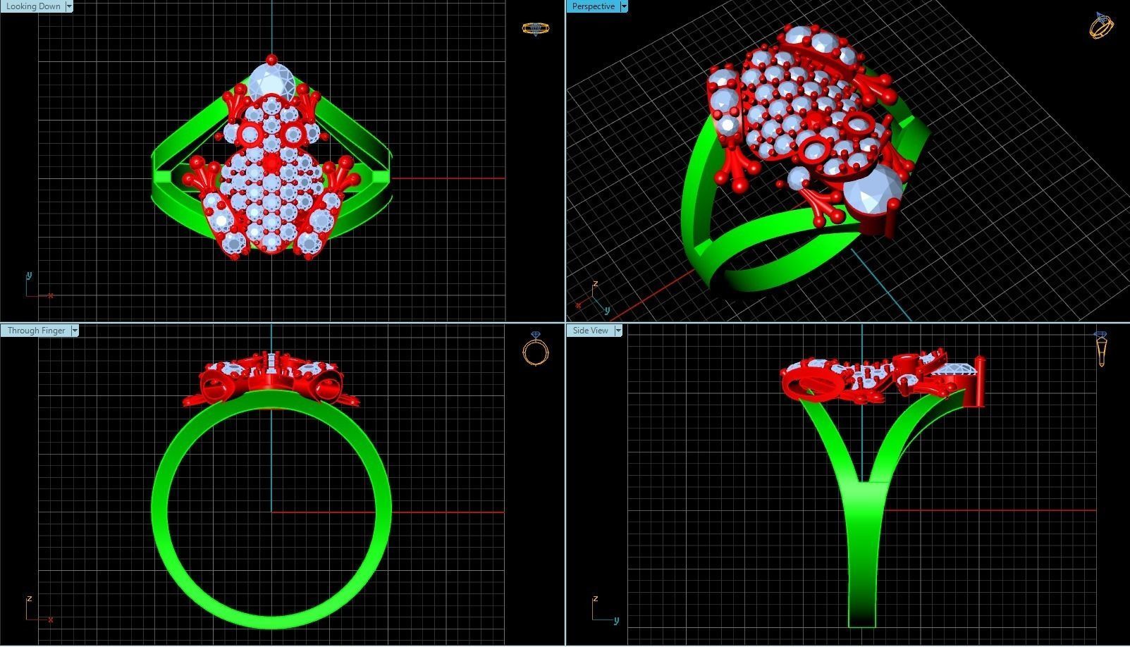 Ring T00001 3D print model_2