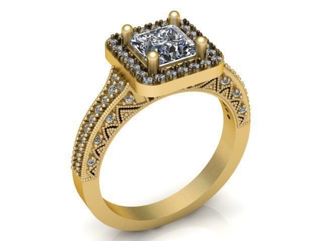 Ring T00005 3D print model_1