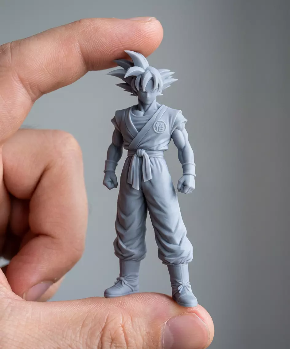 Goku 3D Print Model Dragon Ball Z Anime Character Figure Free 3D print model