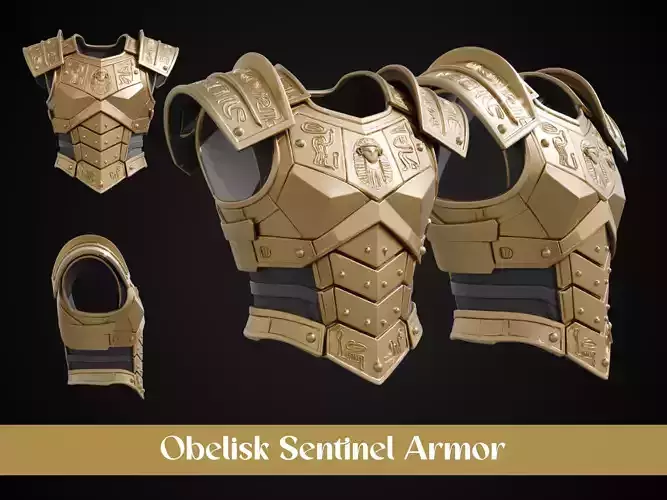Stylized Egyptian Armor - Obelisk Sentinel