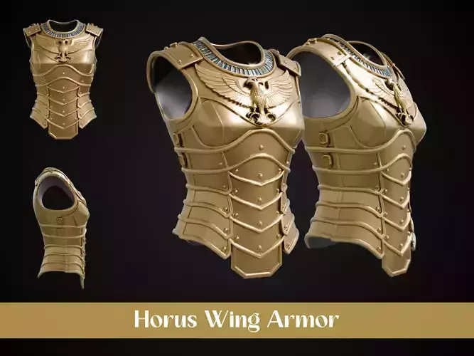 Stylized Egyptian Armor - Horus Wing