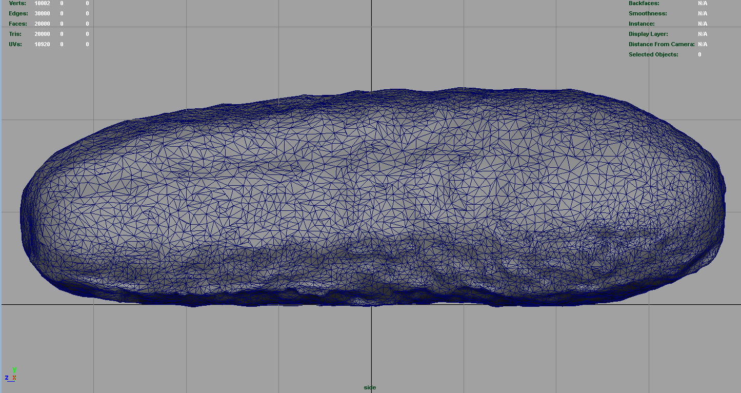 Cucumber Low-poly 3D model_12