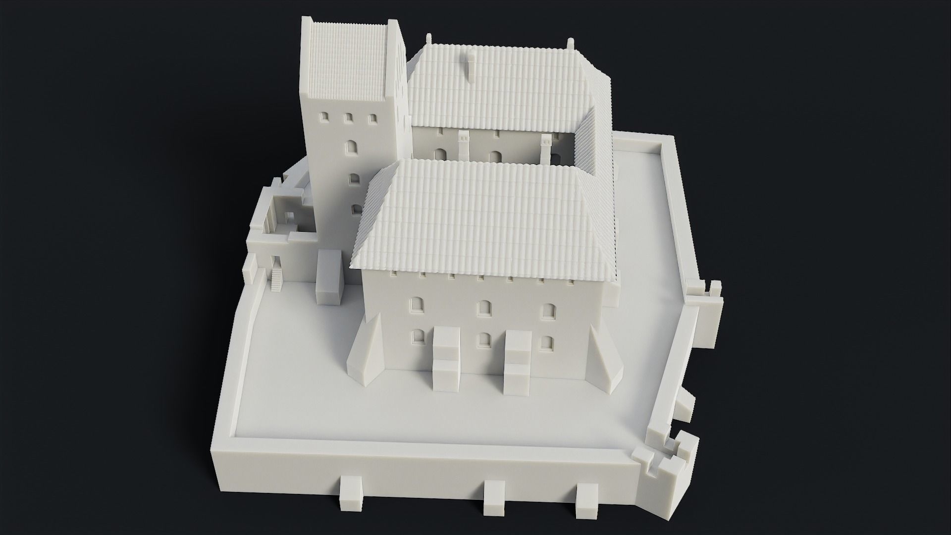 Medieval Castle of Trakai 3D print model_8
