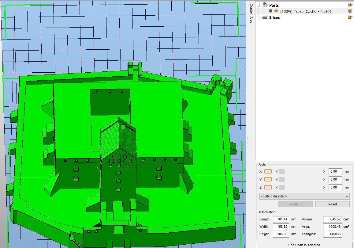 Medieval Castle of Trakai 3D print model_16