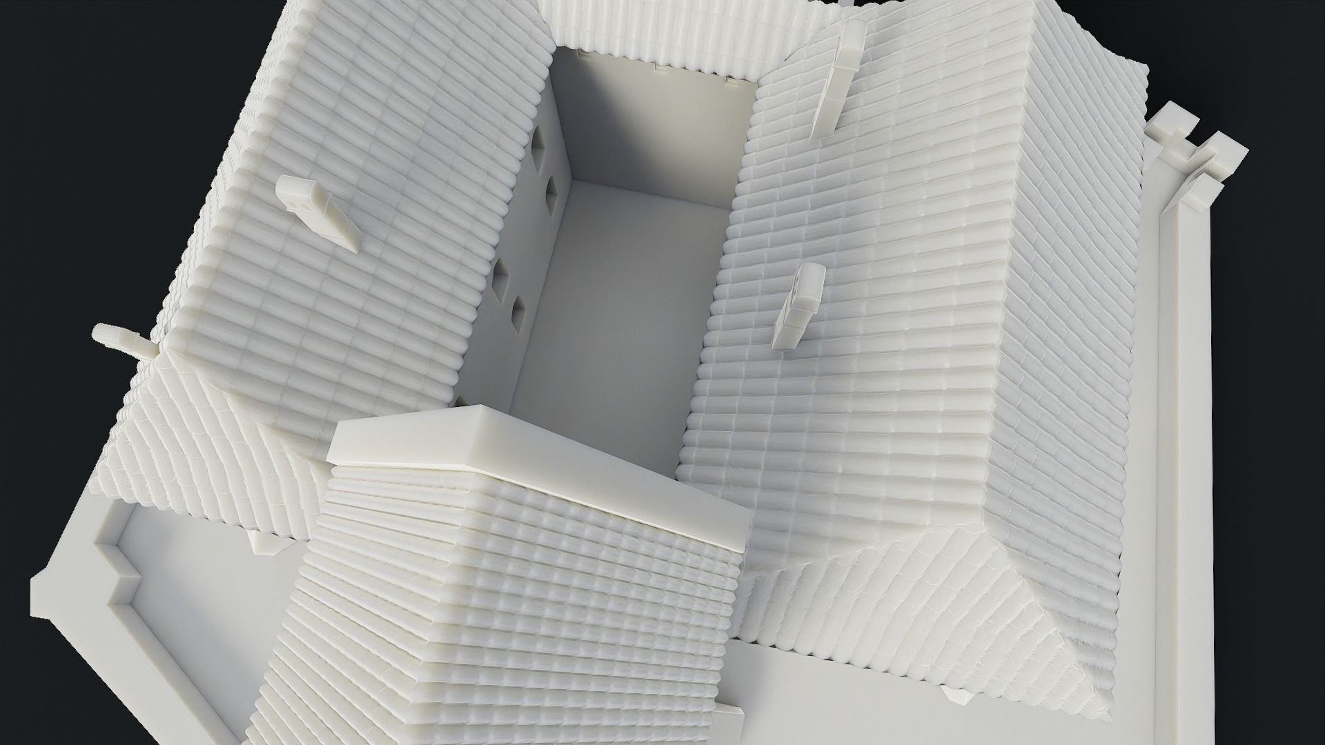 Medieval Castle of Trakai 3D print model_13