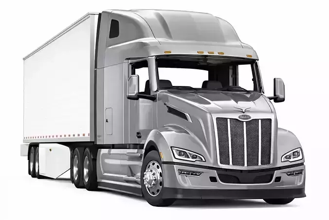 Peterbilt 579 Truck Modern Aerodynamic Heavy Duty Semi Truck