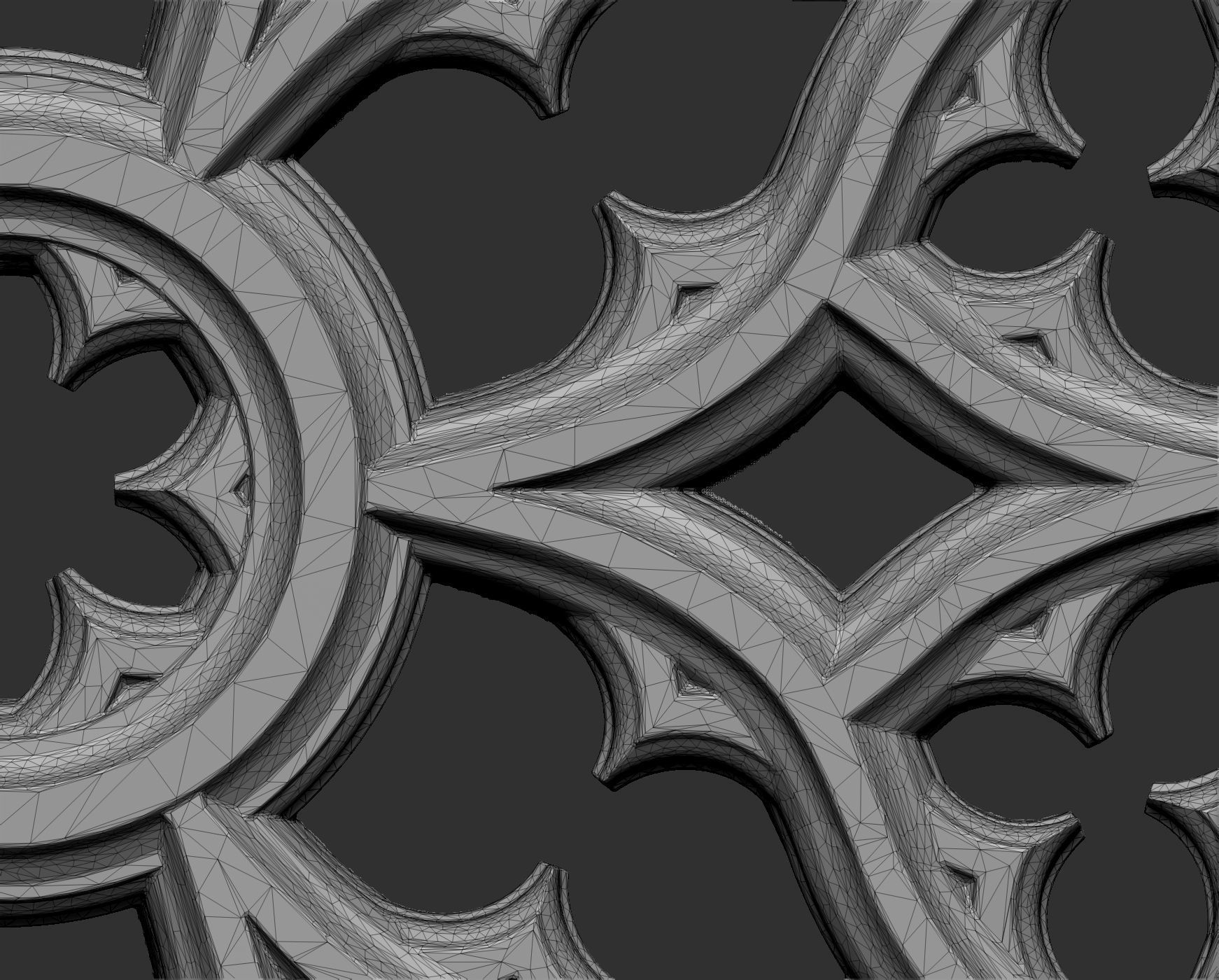 Gothic Tracery 4 3D print model_4