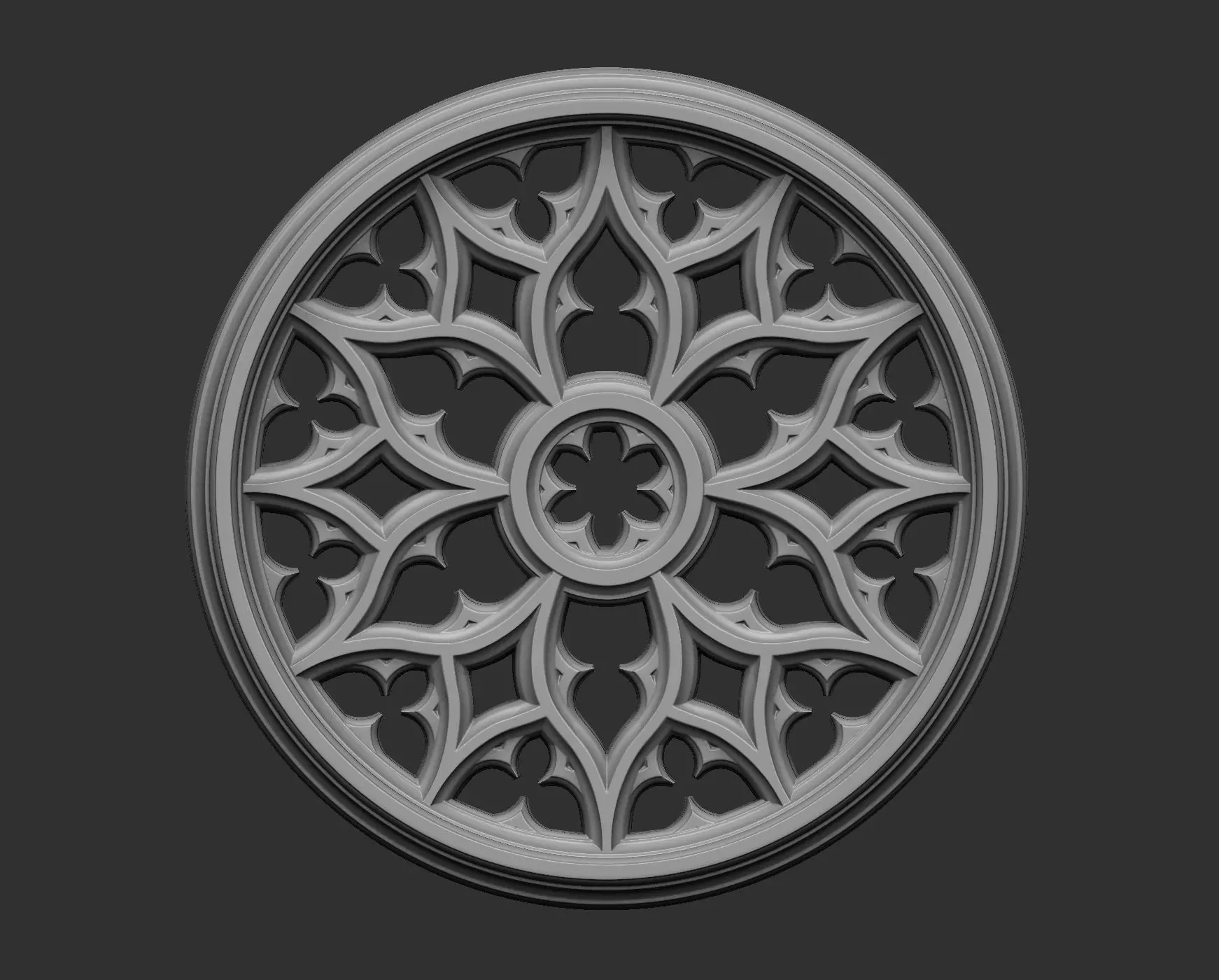 Gothic Tracery 4 3D print model_0