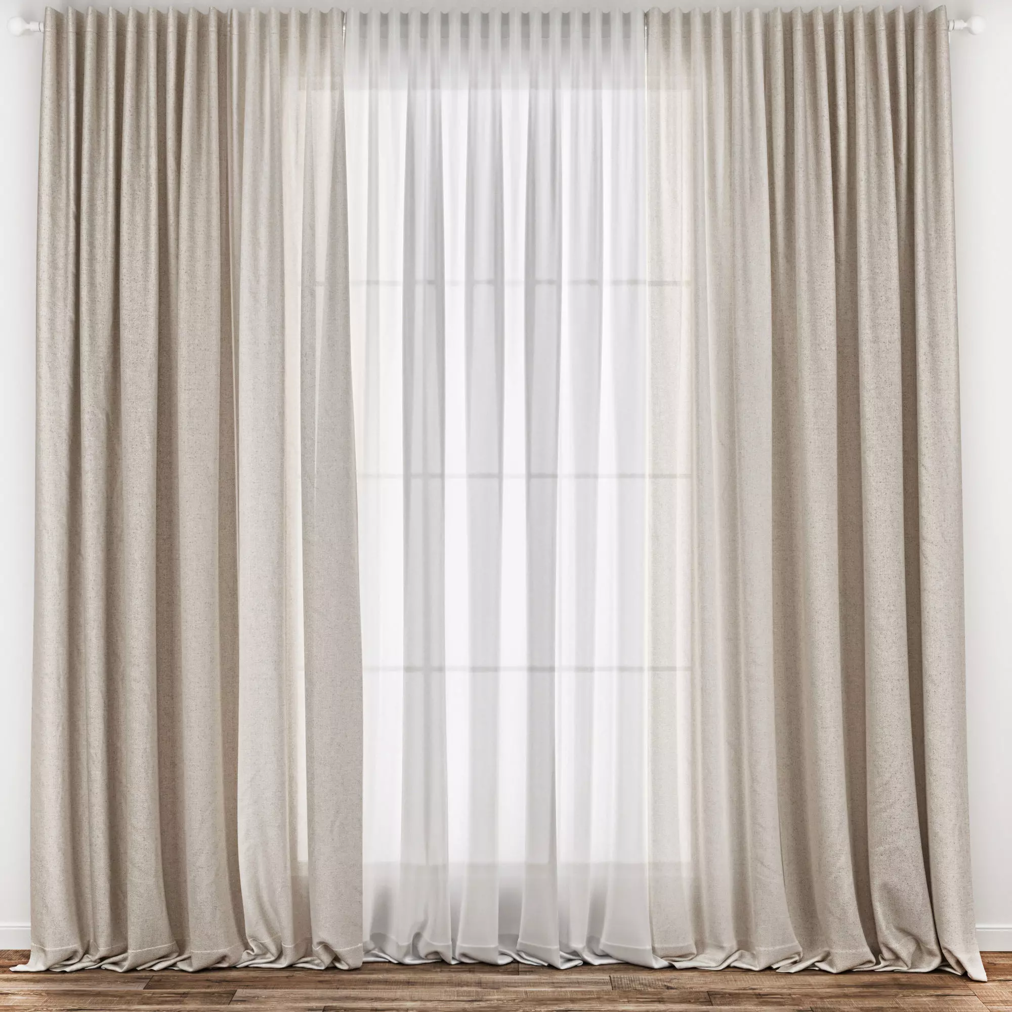 Curtain 017 3D model