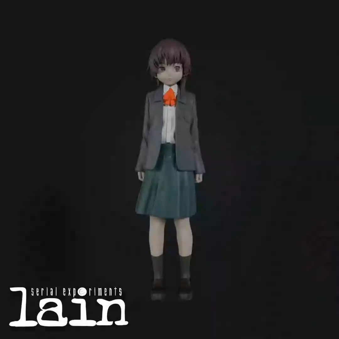 Lain Serial Experiments Lain 3D Printable Figure STL 3D print model