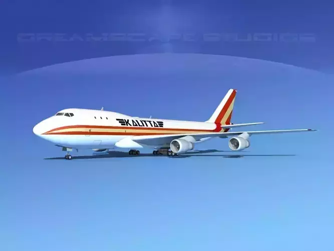 Boeing 747-100 Kalitta Air 3D model