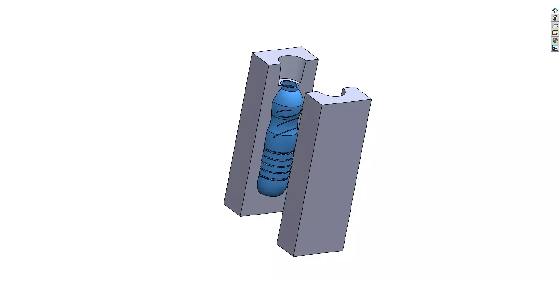 Sports water bottle mould 3D model