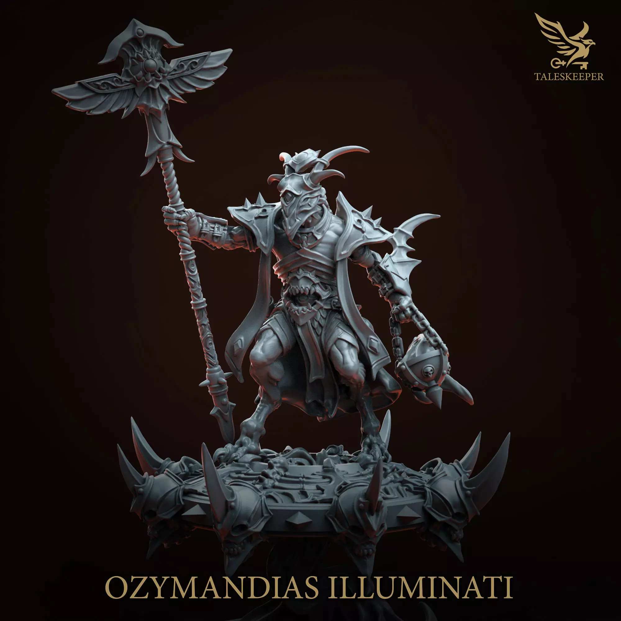 OZYMANDIAS WARLOCK 3D print model