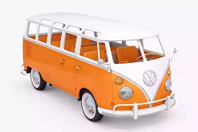Volkswagen T1 Microbus Iconic Classic Vintage Van