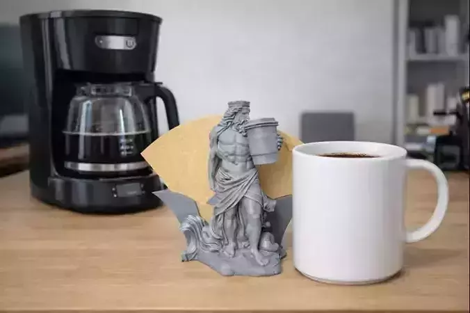  Coffee Filter Holder inspired by Poseidon