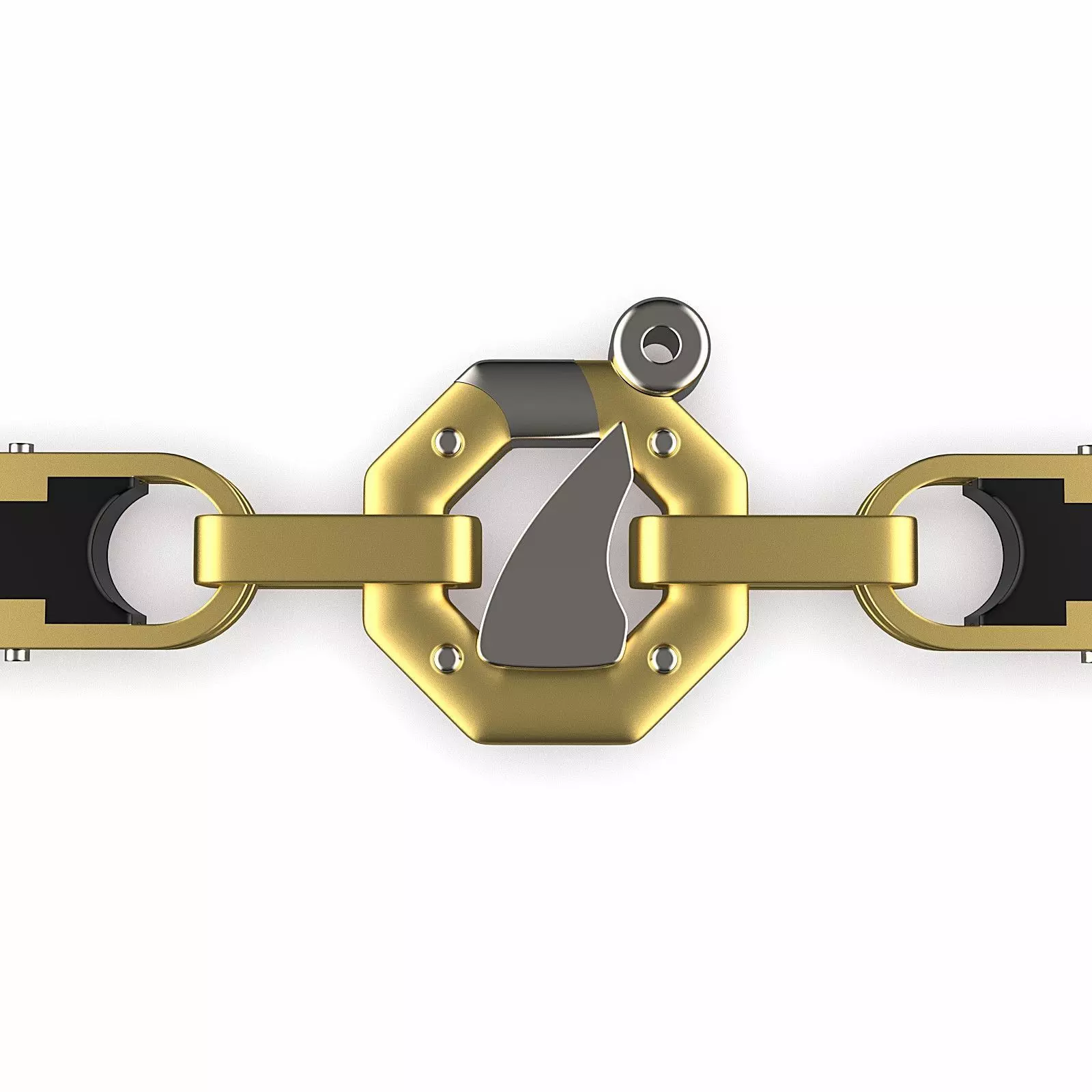 Octagonal Chain Clasp 3D print model