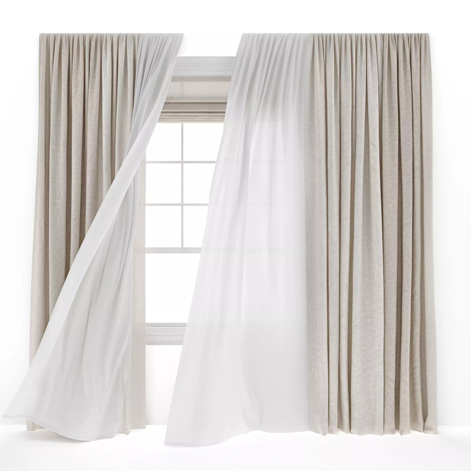 Curtain 018 3D model