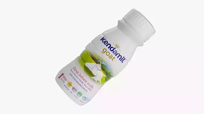 Goat Infant Milk Bottle Packaging 3D model 3