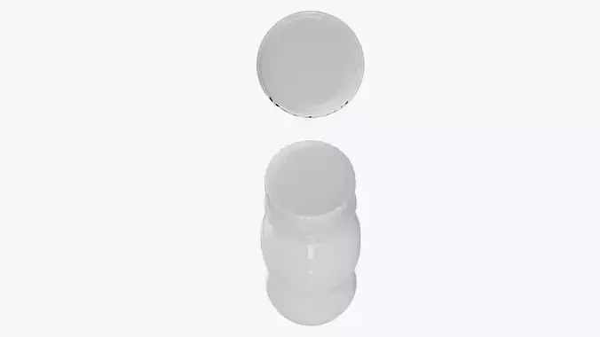 Goat Infant Milk Bottle Packaging 3D model 4