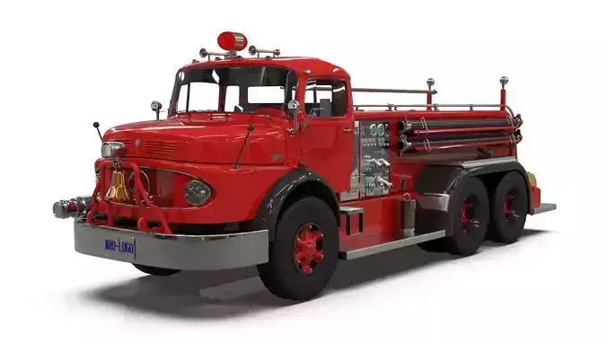Mercedes-Benz 2624 Firetruck 3D model