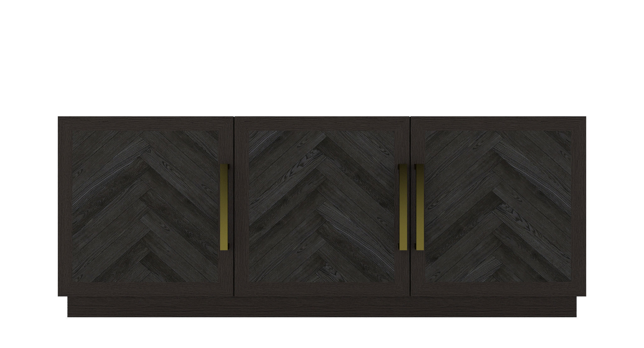 Restoration Hardware- Herringbone Media Console-001 3D model_1