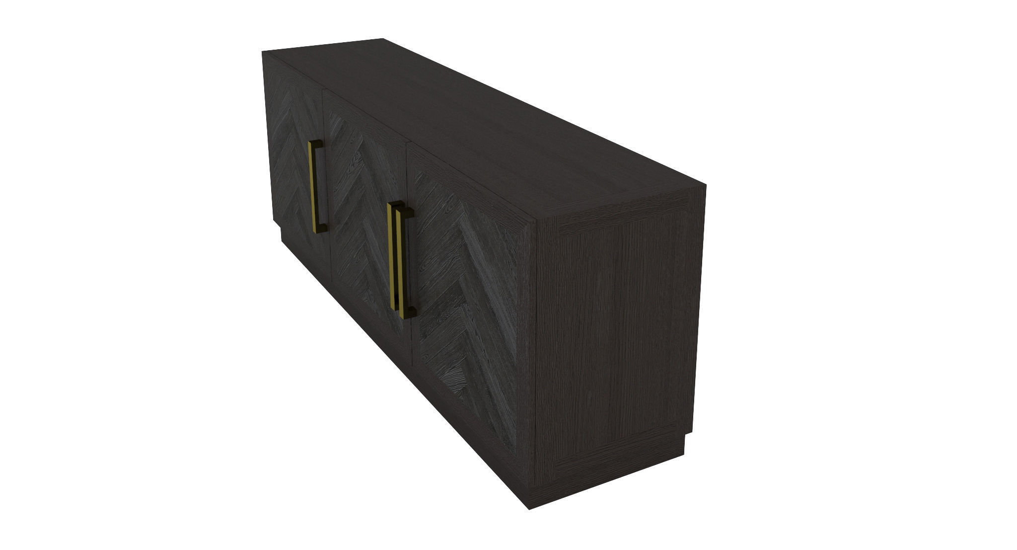 Restoration Hardware- Herringbone Media Console-001 3D model_3