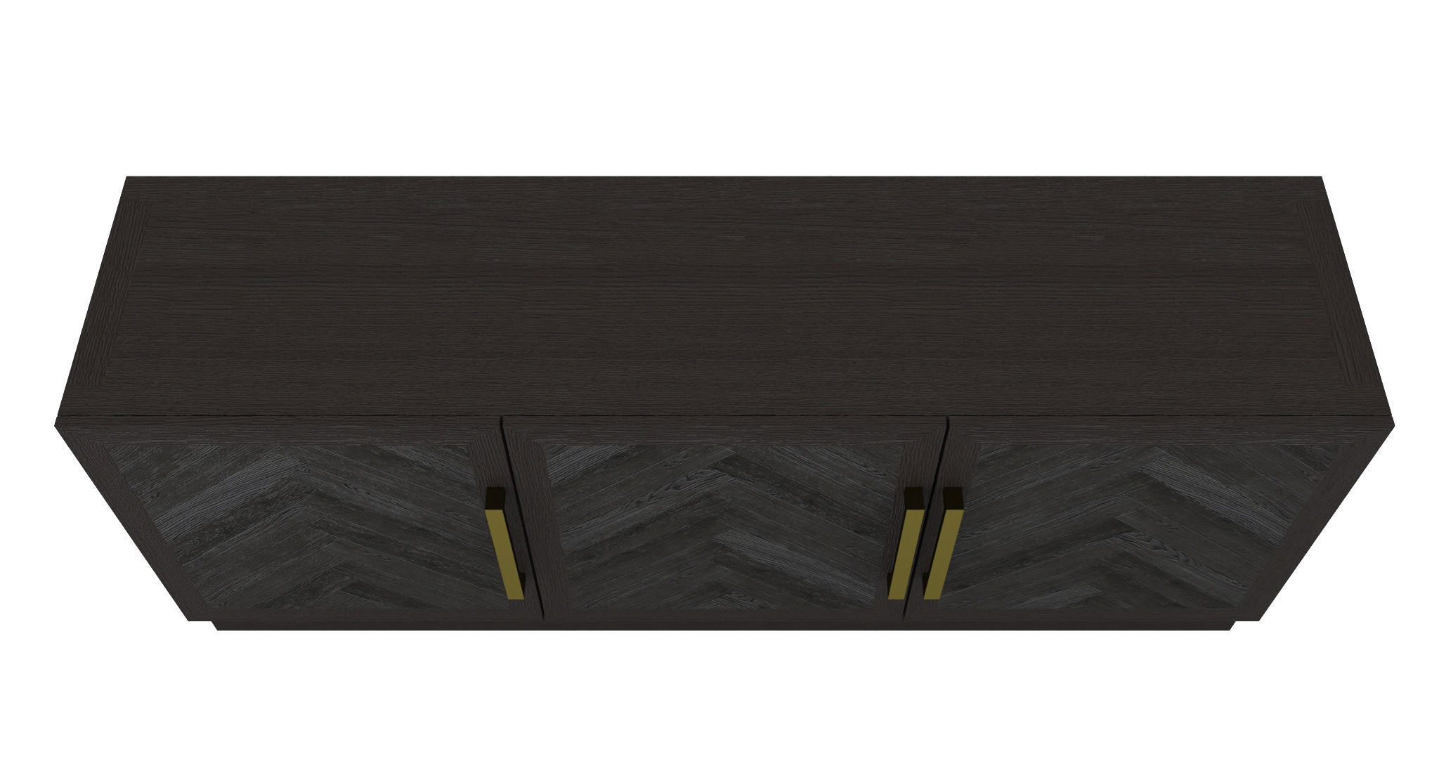 Restoration Hardware- Herringbone Media Console-001 3D model_2