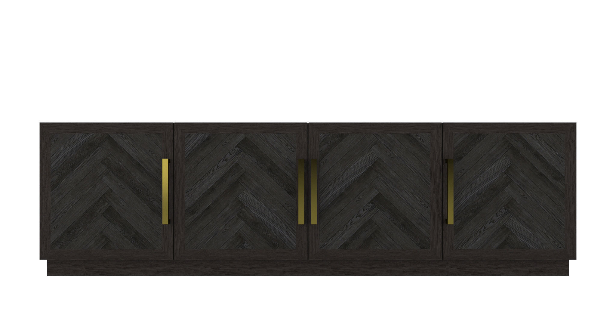 Restoration Hardware- Herringbone Media Console-002 3D model_1