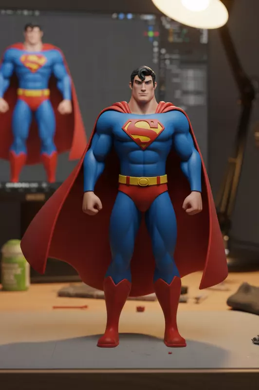 Superman - The Man of Steel - Stylized Heroic Edition Free 3D print model