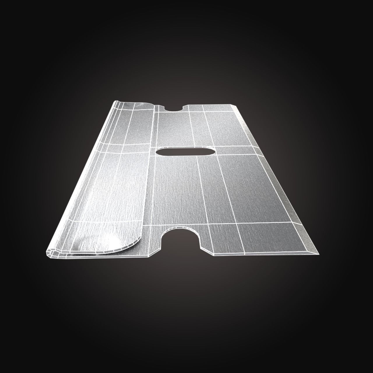 Realistic Single-edge Shaver Low-poly 3D model_2