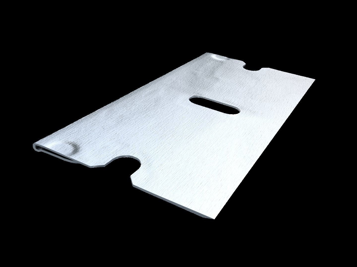 Realistic Single-edge Shaver Low-poly 3D model_10