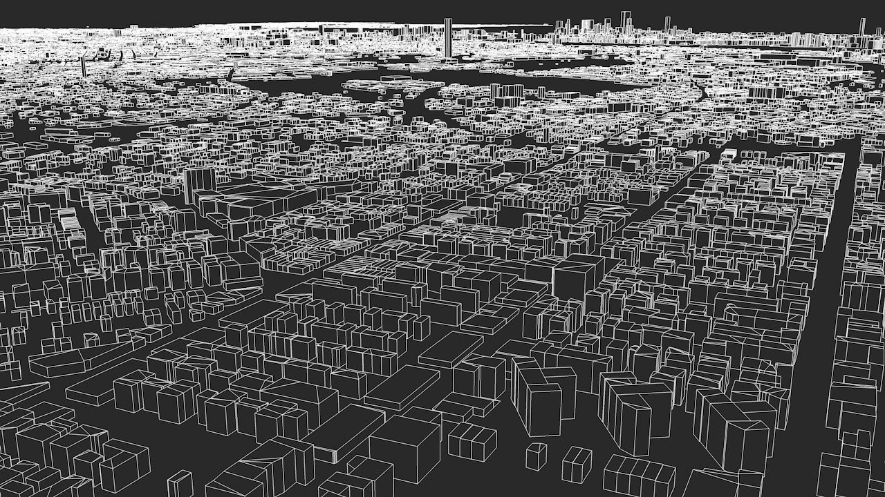 New York City 5 Boroughs Jersey Newark Streets and Buildings 3D model_18