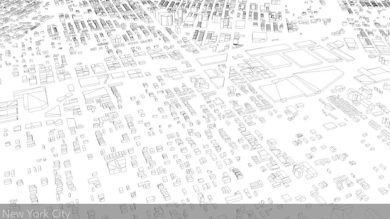 New York City 5 Boroughs Jersey Newark Streets and Buildings 3D model_15