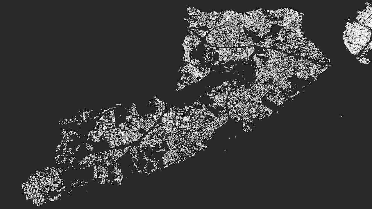 New York City 5 Boroughs Jersey Newark Streets and Buildings 3D model_5